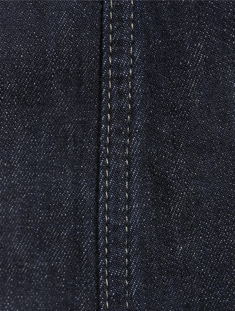 Esme Strapless Denim Midi Dress