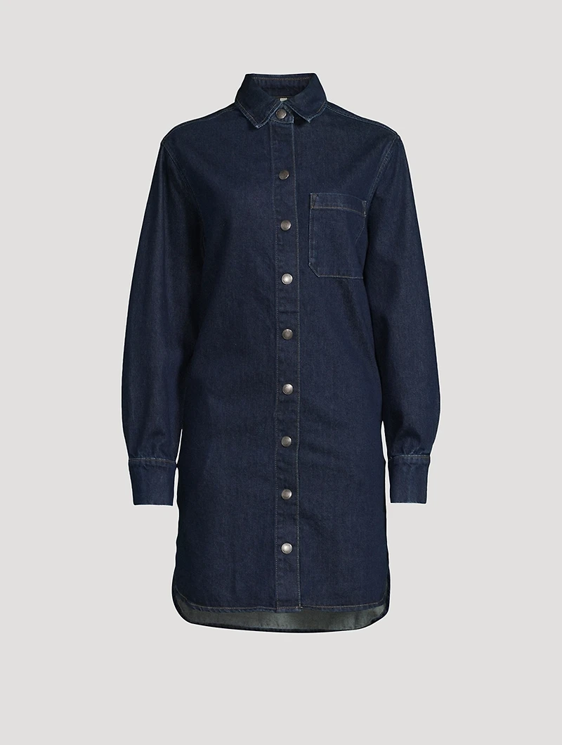 Faye Denim Shirt Dress