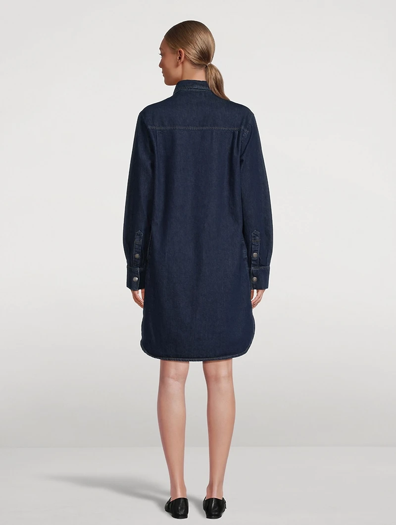 Faye Denim Shirt Dress