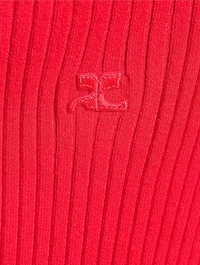 Iconic Rib-Knit Polo Shirt