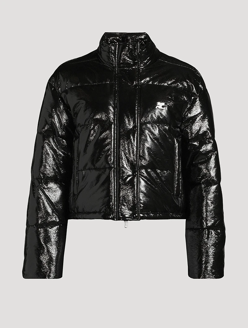 Vinyl Puffer Jacket