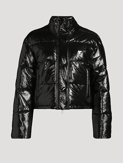 Vinyl Puffer Jacket
