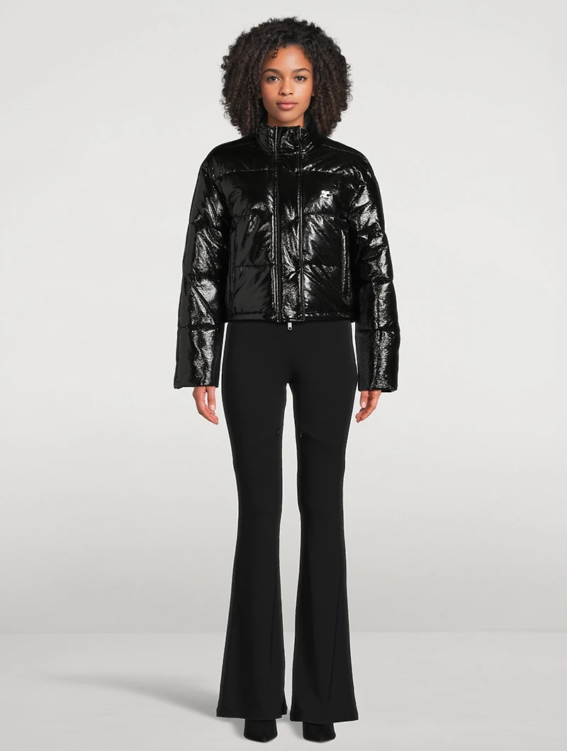 Vinyl Puffer Jacket