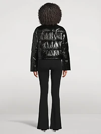 Vinyl Puffer Jacket