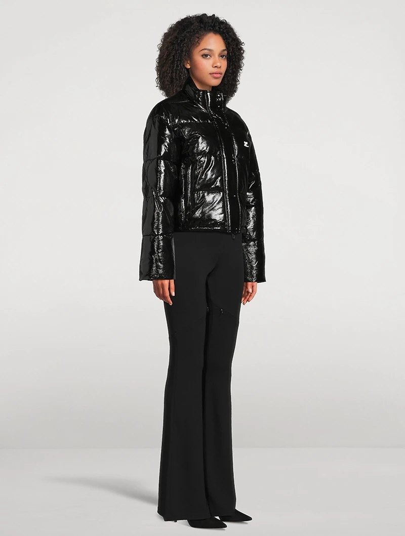 Vinyl Puffer Jacket
