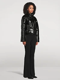 Vinyl Puffer Jacket