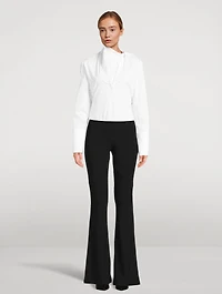 Poplin Scarf Blouse