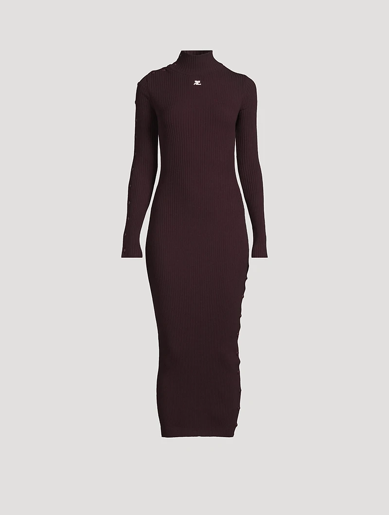 Reedition Rib-Knit Midi Dress