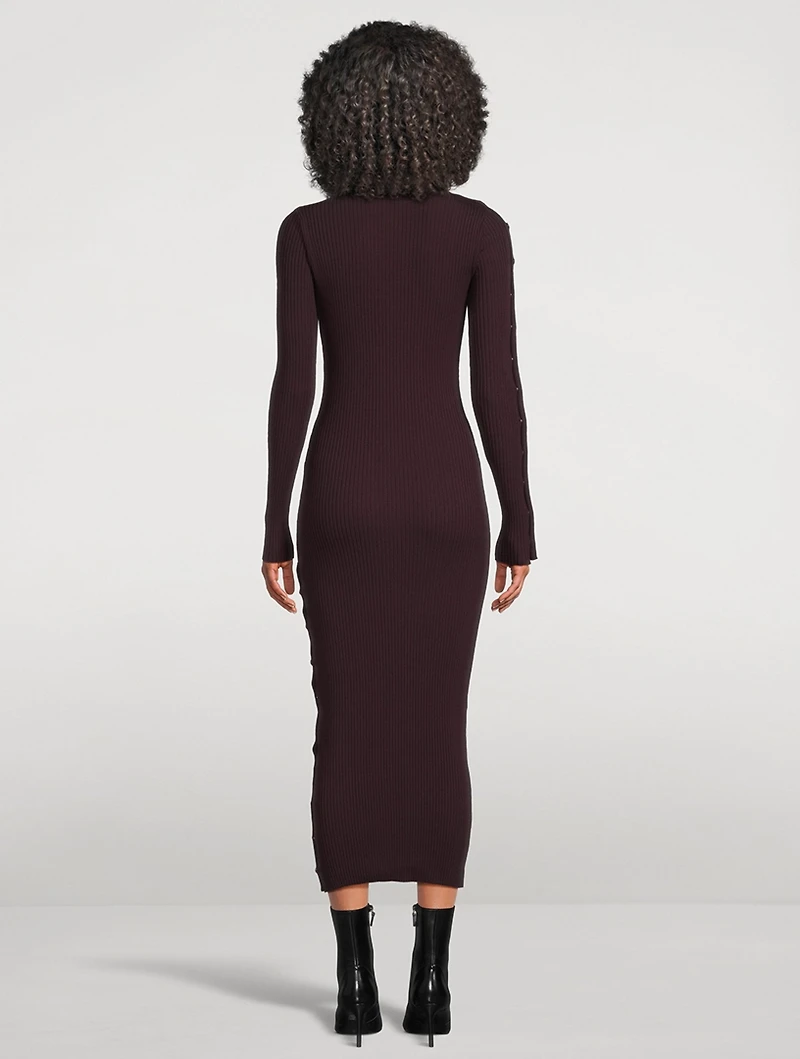 Reedition Rib-Knit Midi Dress