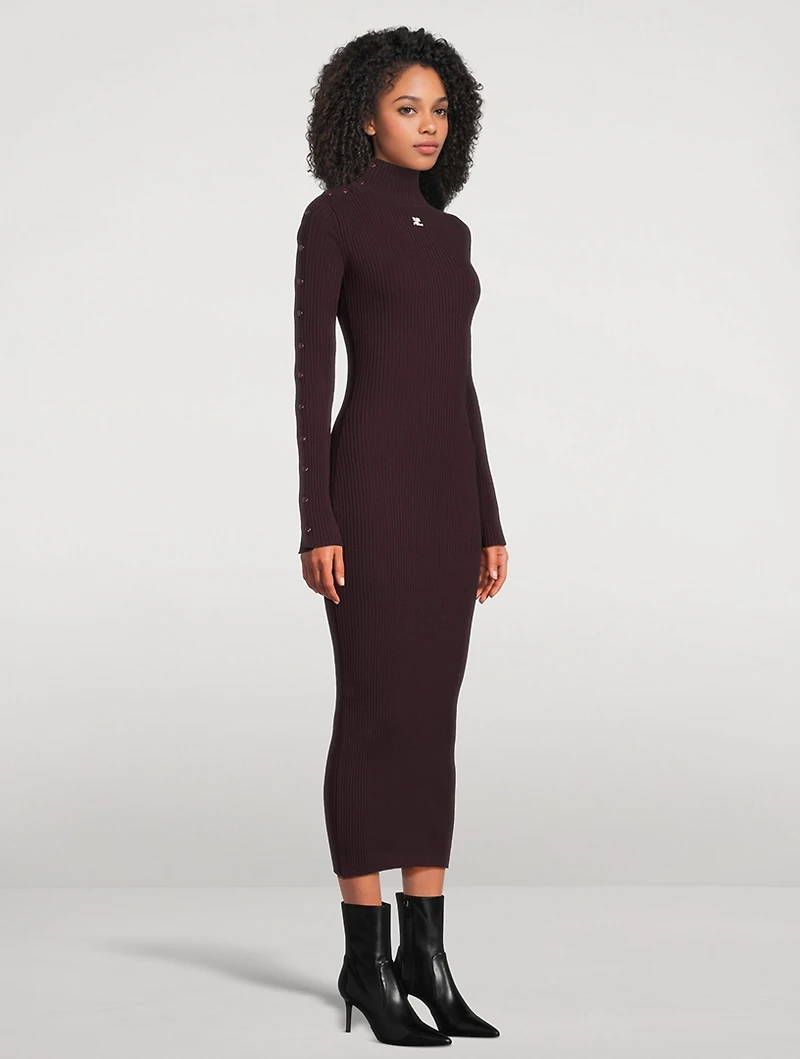Reedition Rib-Knit Midi Dress