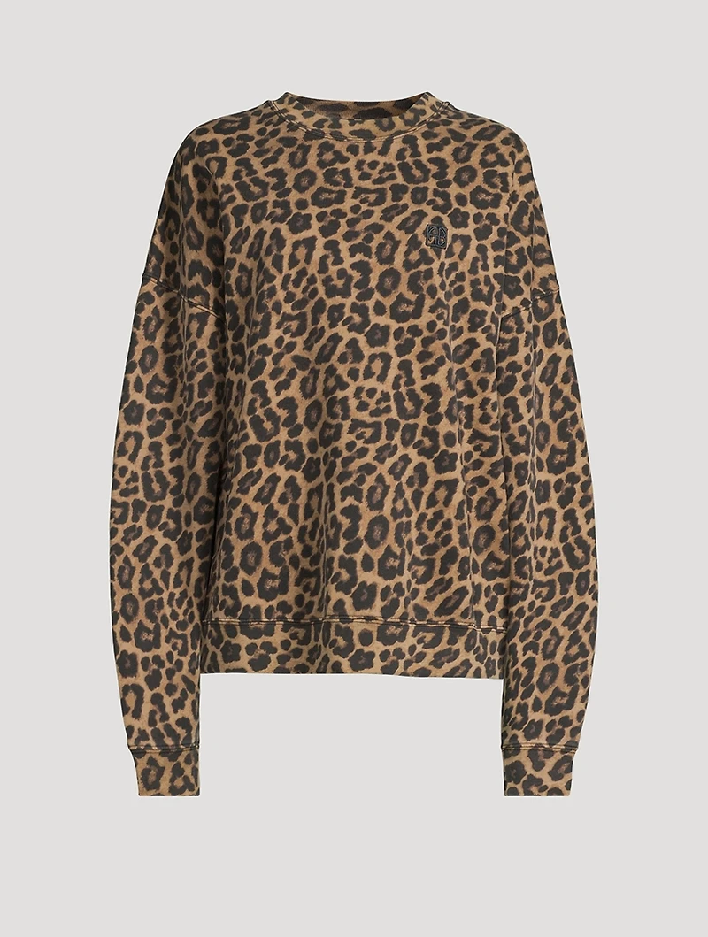 Miles Sweatshirt Leopard Print