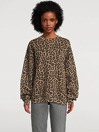 Miles Sweatshirt Leopard Print
