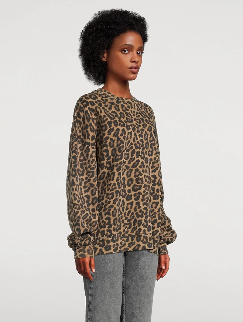 Miles Sweatshirt Leopard Print