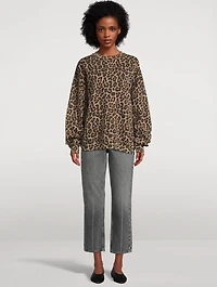 Miles Sweatshirt Leopard Print