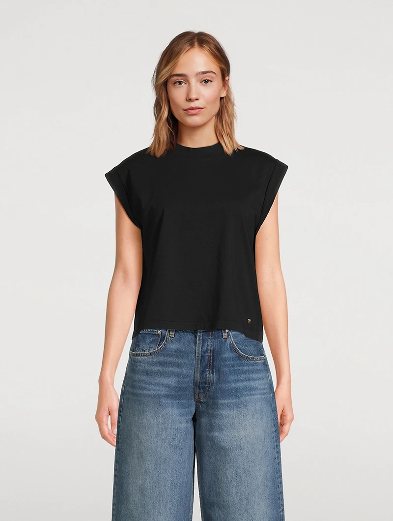 Caspen Cap-Sleeve T-Shirt