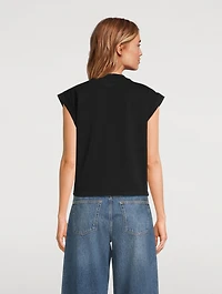 Caspen Cap-Sleeve T-Shirt