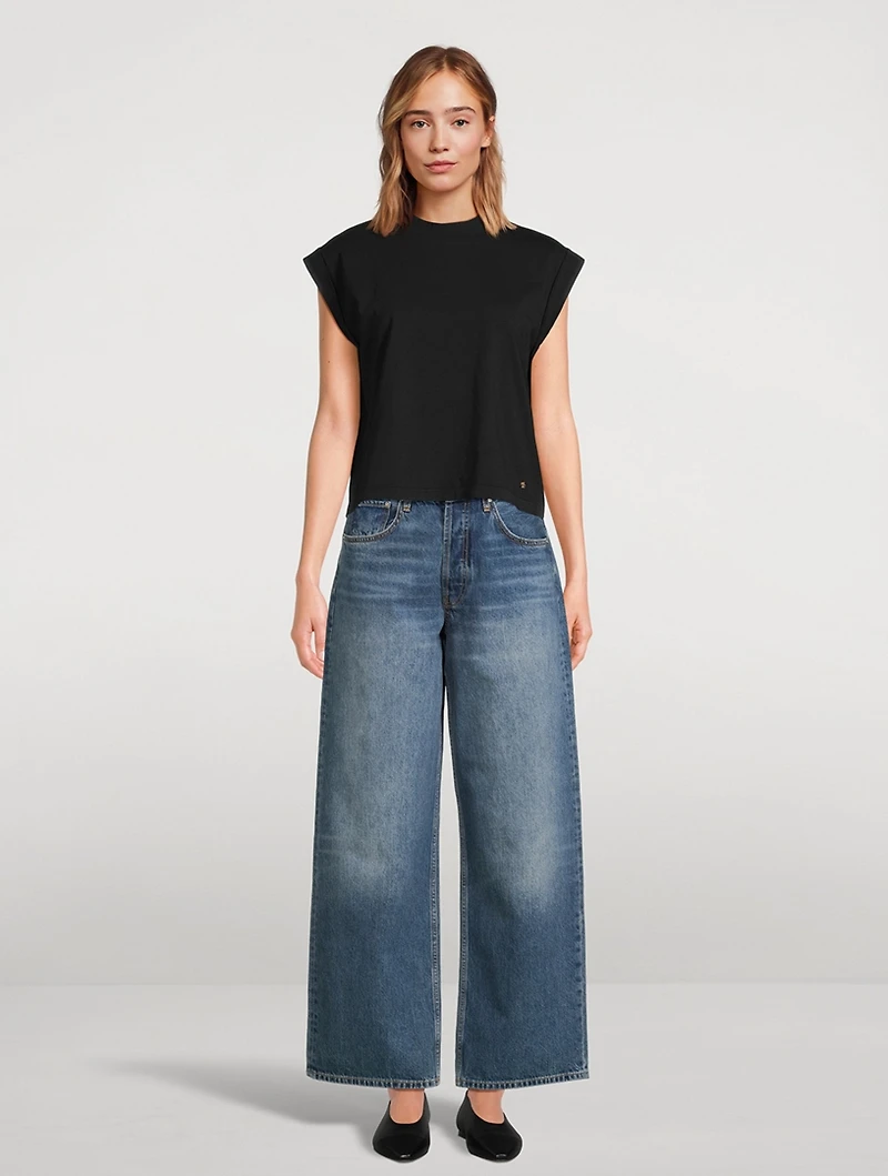 Caspen Cap-Sleeve T-Shirt