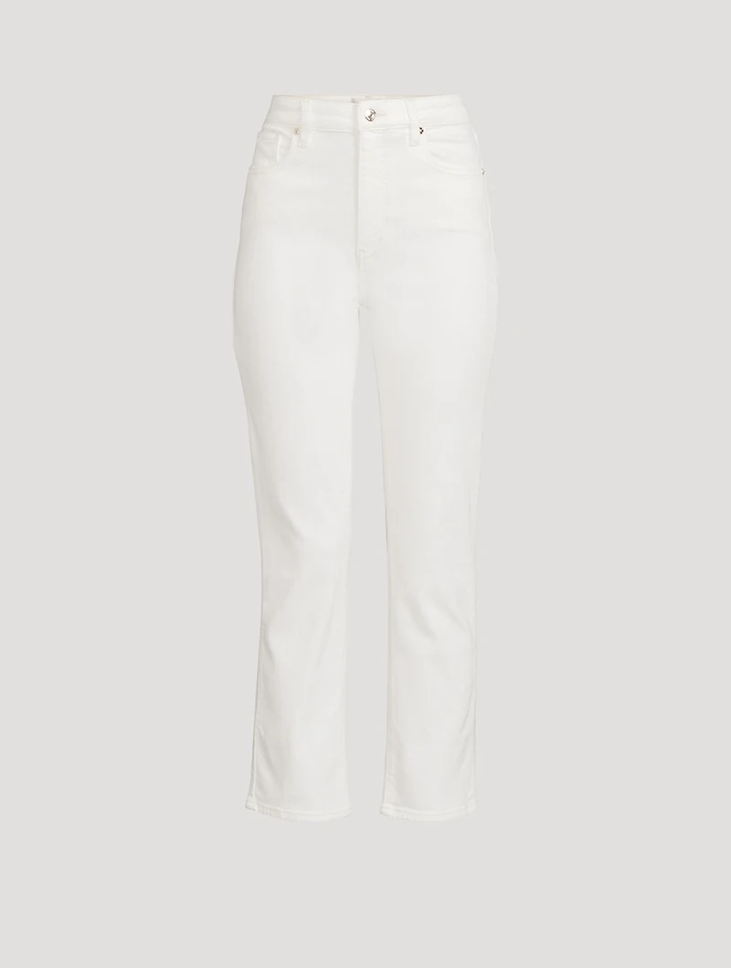 The Pencil Straight Cropped Jeans
