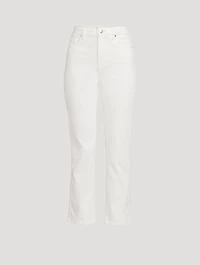 The Pencil Straight Cropped Jeans