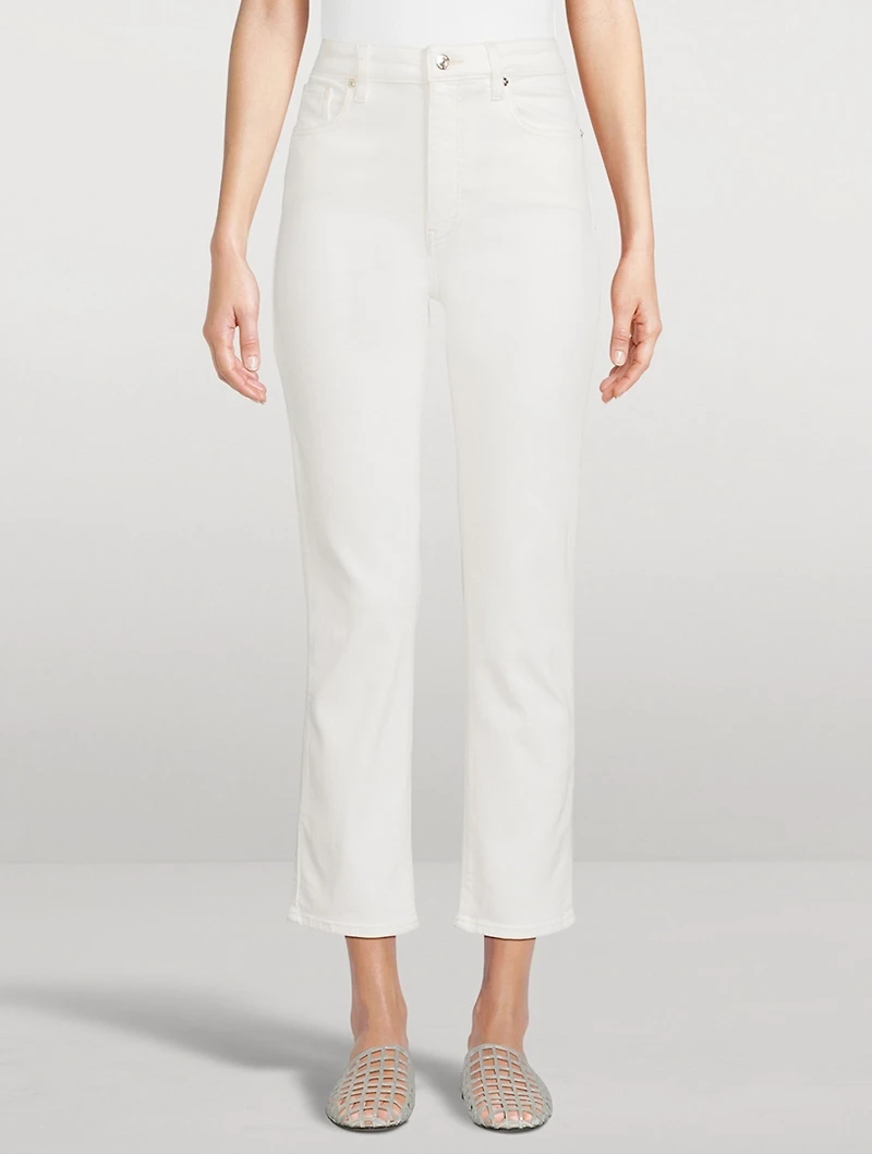 The Pencil Straight Cropped Jeans
