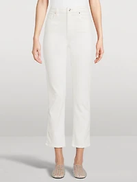 The Pencil Straight Cropped Jeans