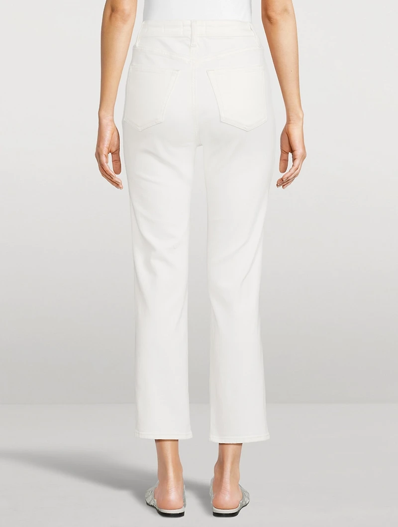 The Pencil Straight Cropped Jeans