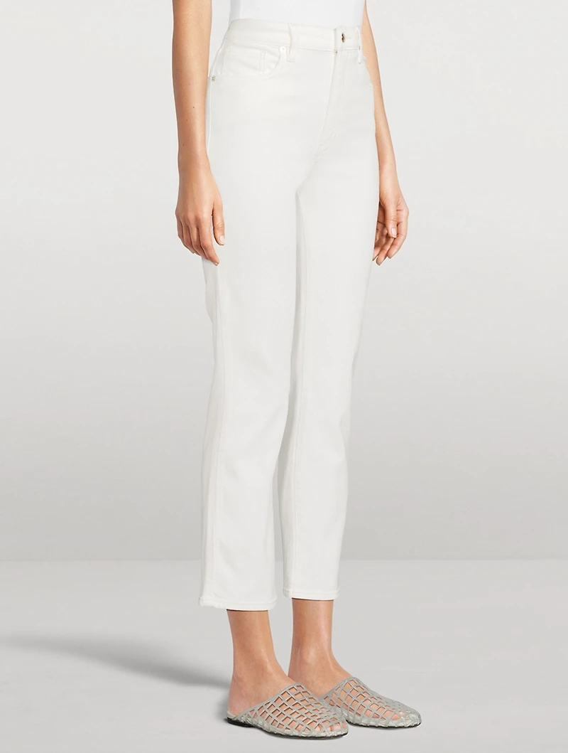 The Pencil Straight Cropped Jeans