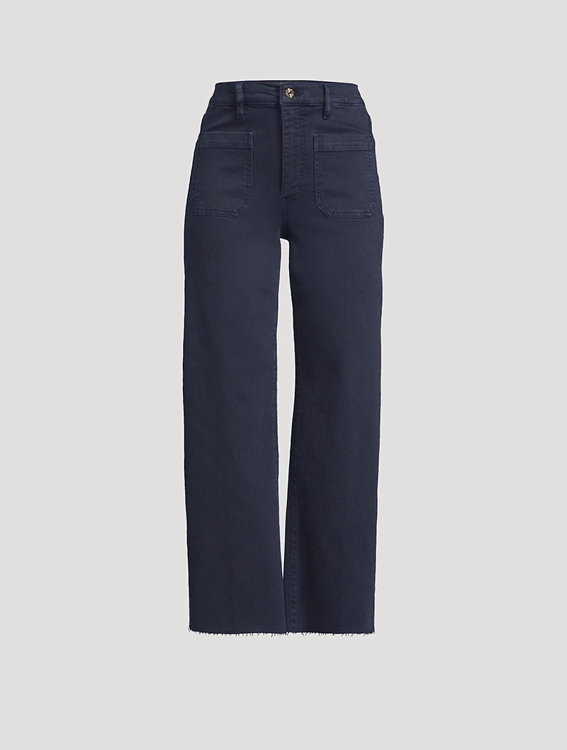 The Anchor Wide-Leg Crop Jeans