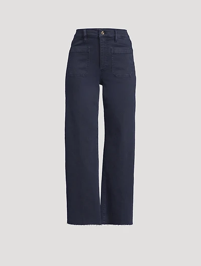 The Anchor Wide-Leg Crop Jeans