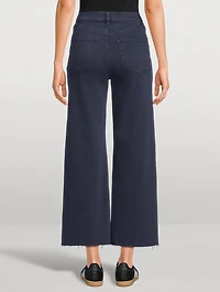 The Anchor Wide-Leg Crop Jeans