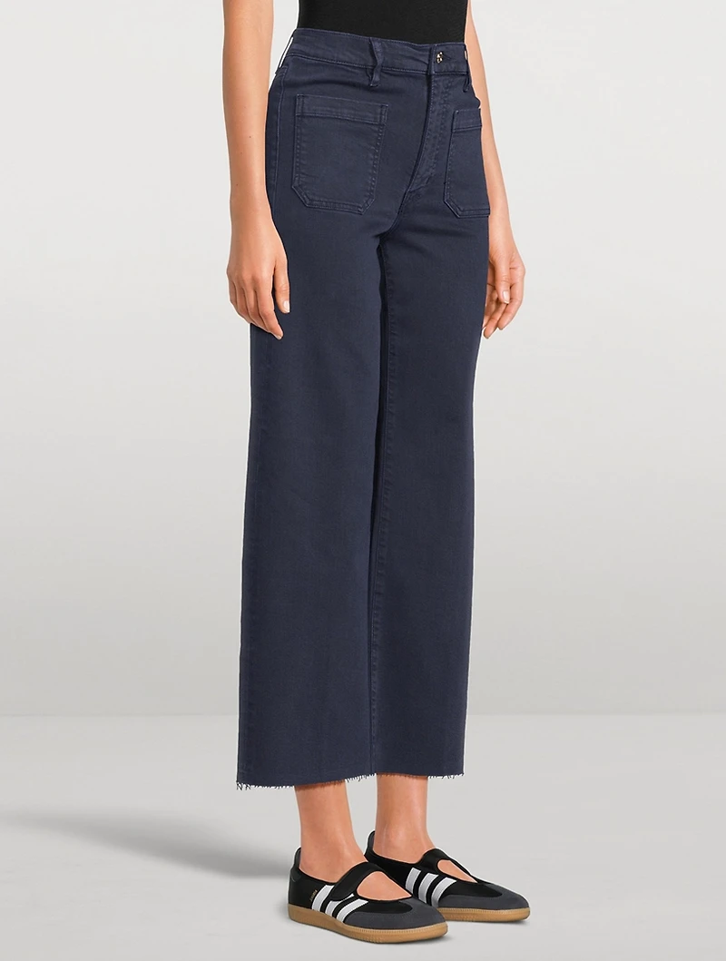 The Anchor Wide-Leg Crop Jeans