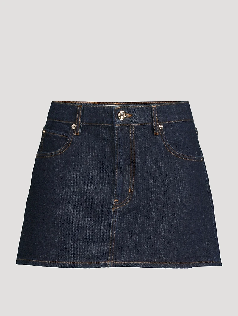 The Denim Mini Skirt