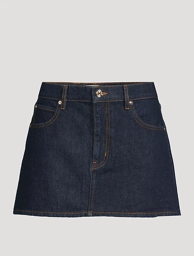 The Denim Mini Skirt