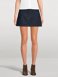 The Denim Mini Skirt