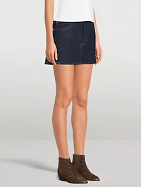 The Denim Mini Skirt