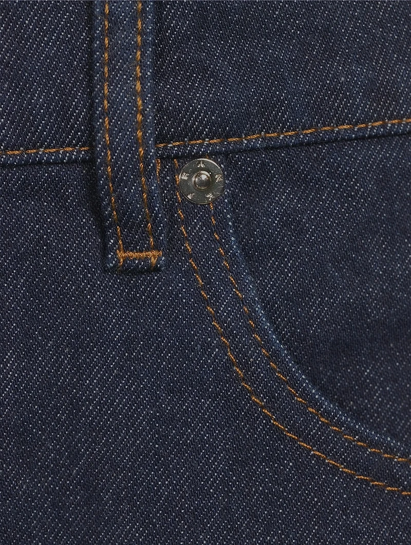 The Denim Mini Skirt