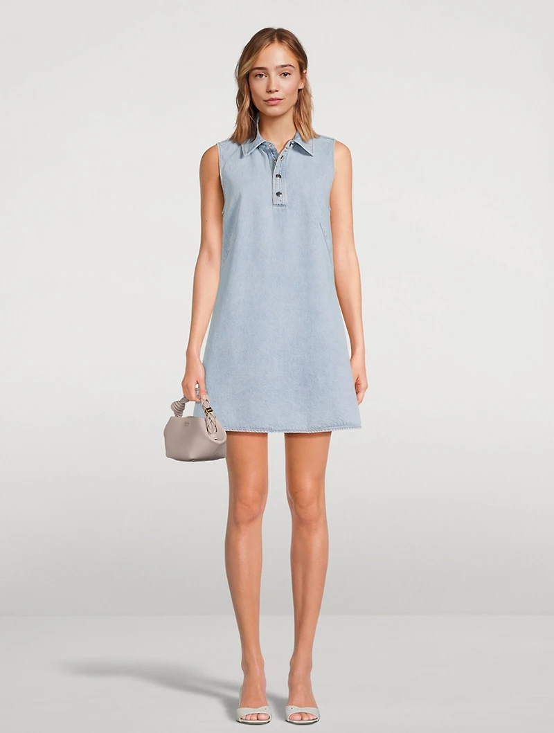 The City Denim Shift Dress