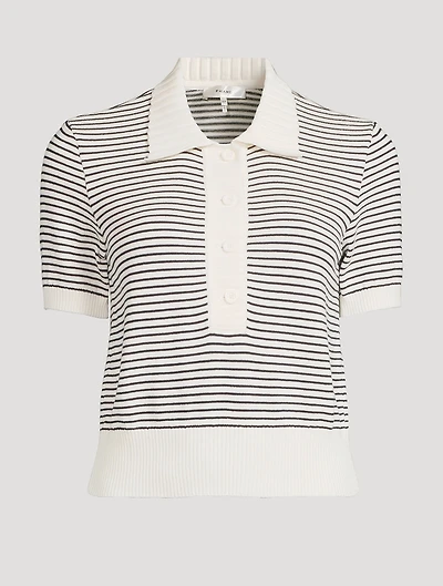 The Graduate Stripe Jacquard Polo Shirt