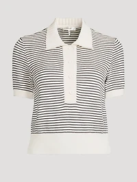 The Graduate Stripe Jacquard Polo Shirt