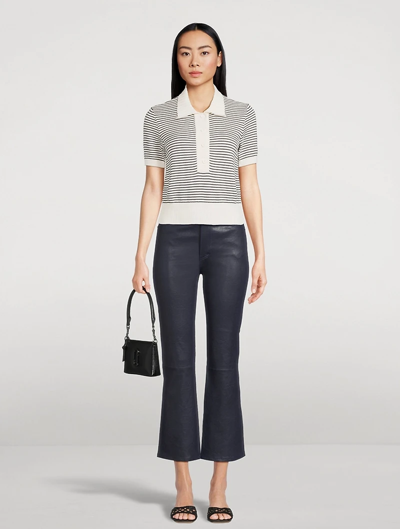 The Graduate Stripe Jacquard Polo Shirt
