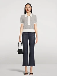 The Graduate Stripe Jacquard Polo Shirt