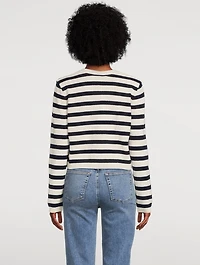 The Harbour Stripe Jacquard Cardigan
