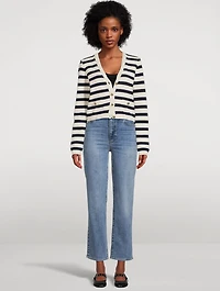 The Harbour Stripe Jacquard Cardigan