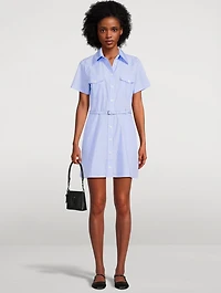 The Safari Shirt Dress Stripe Print