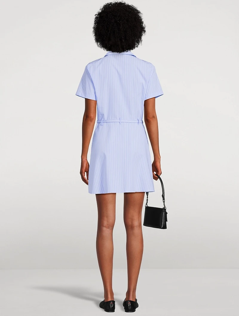 The Safari Shirt Dress Stripe Print