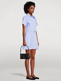 The Safari Shirt Dress Stripe Print
