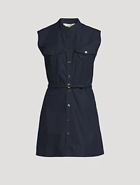 The Safari Sleeveless Shirt Dress