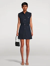The Safari Sleeveless Shirt Dress