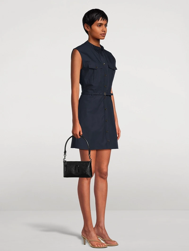 The Safari Sleeveless Shirt Dress