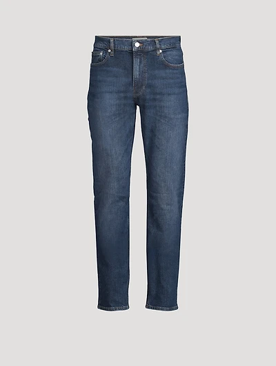 Modern Straight Stretch Cotton Jeans